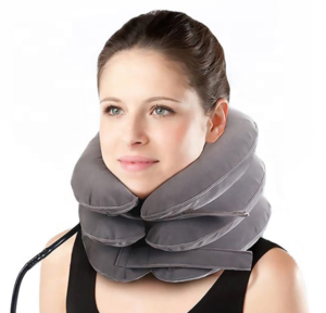 Medical Equipment 3 Layers Air Neck Traction Relive Pain Cervical Collar Device