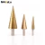 Import MeiKeLa HSS Titanium Coated Step Drill Set Center Punch Drills Porous Reinforcement Drill for Sheet Metal with Aluminum Case from China
