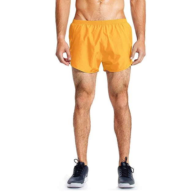 Mens 3 Inches Running Shorts Quick Dry Gym Athletic Shorts