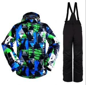 Mens Winter Hoody Ski Wear/Waterproof and Windproof Ski Jacket/Snow Wear