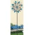 Import metal Double Wheel Wind Spinner decoration Garden Stake ornament from China