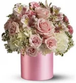 metal flower vase