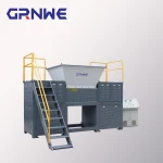 metal grinder device E waste scrap crusher equipment aluminum can shredder machine