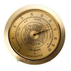 Metal insert hygrometer/thermometer clock inserts in indoor and industry