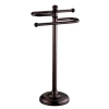 Metal Towel Holder Elegant For Home Hotel Bathroom Storage Usage Towel Rack In Wholesale Price In Black Coated Colour Holder