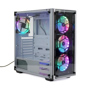 Micro ATX Tempered Glass RGB Gaming Computer PC Case usb 3.0 MESH GAMING CASE