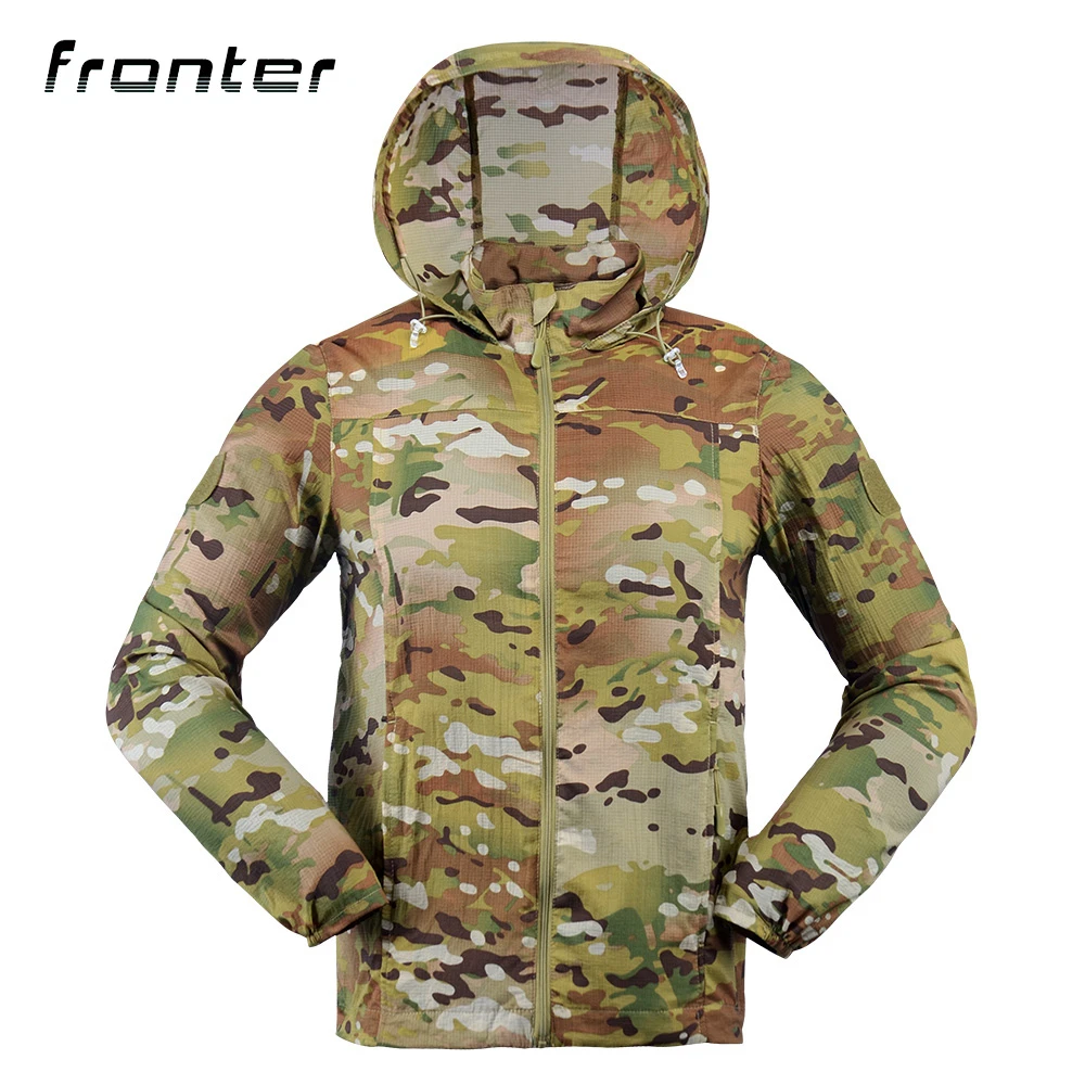 Military Outdoor Cool Skin Jacket Anti UV Jacket Coat Men