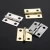 Import Mini Cabinet Hinges Furniture Fittings Decorative Small Door Hinges for Jewelry Box Furniture Hardware 18*16mm from China