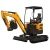 Import Mini Hydraulic Digger excavator 1ton 2 ton 3ton 6ton cheap price Rubber agricultural excavator from China