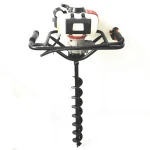 mini pile hole soil auger tree planting for earth drilling machine with diamond drill bit