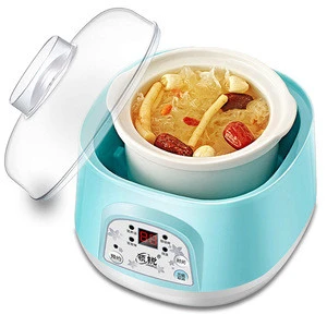 Mini White Porcelain stewing cup stewing bird&#39;s nest water-proof health automatic electric stewing pot