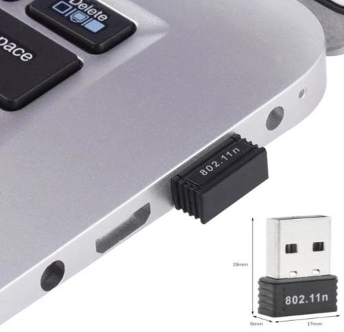 Mini Wireless Dongle USB 2.0 WIFI 802.11n/g/b Driver Adapter Lan Internet 150Mbps