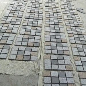 Mixed Colors Stone Paver Driveway Paving Stone Granite Tiles