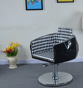 Modern design fiberglass barber chair Crystal Chair