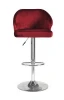 Modern Design Luxury Stainless Steel Bar Chair High Table Chair Velvet Traditional Cafe Chair