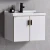 Import Modern elegant design unique color wall mounted bathroom furniture washbasin bathroom vanity cabinet with mirror cabinet from China