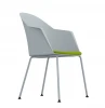 Modern Fabric Cushion PP Plastic Seat Waiting Meeting Office Chair