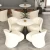 Import Modern living room furniture sofa set modern couch White flannelette hotel beauty salon sofa from China