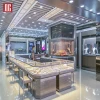 Modern Luxury Wall Store Glass Jewelry Display Showcase For Sale