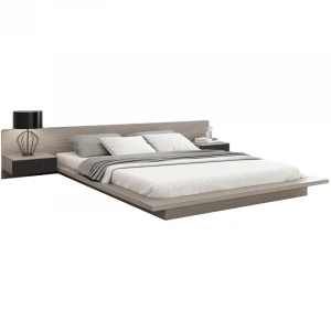 Modern Simple Bed Room Furniture Bedroom Set Tatami Platform Bed