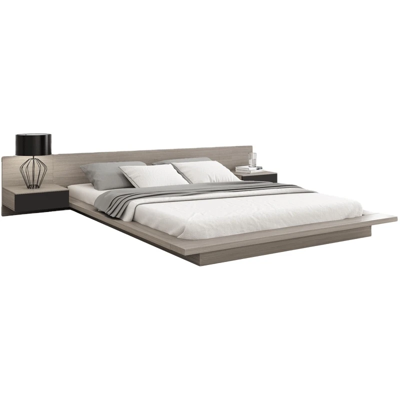 Modern Simple Bed Room Furniture Bedroom Set Tatami Platform Bed