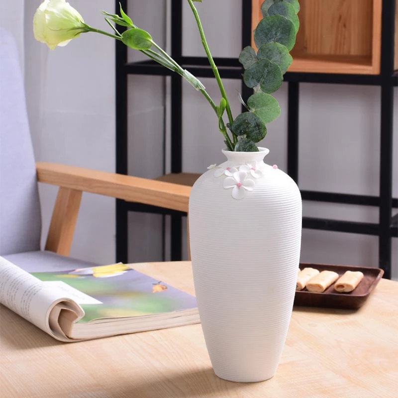 Moderne  Creatieve Home Decor Artware Thuis Hydrocultuur Plant Bloem Pot Decoratie Ceramic Flower vase