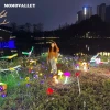 Momovalley dc12v 30w 15cm 20cm 25cm home outdoor patio led mushroom pathway light garden decoration christmas light