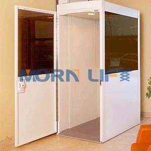 Morn Brand 4m height hydaurlic vertical small home elevator