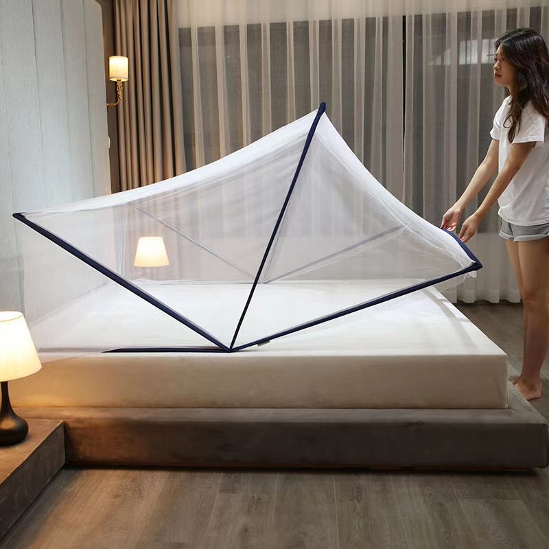 Mosquito Net Tent for Beds Anti Mosquito Bites Folding Design with Net Bottom for Babys Adults Trip