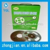 Motorcycle sprocket and chain,hebei,China for Pakistan market