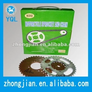 Motorcycle sprocket and chain,hebei,China for Pakistan market