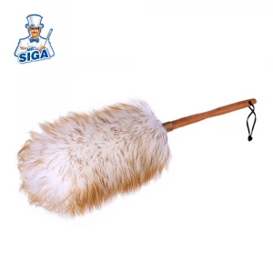 Mr.SIGA wood handle lambswool duster