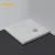 MSUN Cut to Size Shower Tray Acrylic Solid Surface Shower Base White for Bathroom