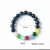Import Multi-Color Round Glass Beaded Handmade Stretch Bracelet, 10mm Beads Wristband for Women Girl Fahsion Jewelry from China