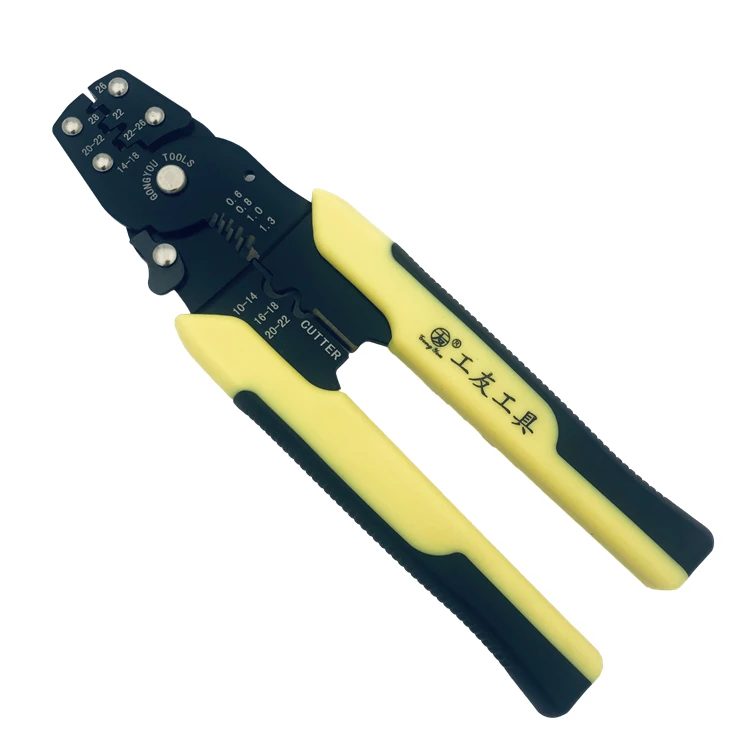 Multi Functional Cutting Crimping Tools Awg 28-14 Automatic Wire Stripper