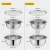 Import Multi functional stainless steel rice sieve shaver basin wholesale three piece set from China