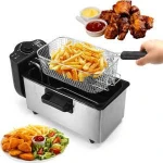 Multifunctional 3L Fryer Smokeless Deep-Fryer French Fries Grill Fried Household 2000W Electric Single Chicken Frying Machine