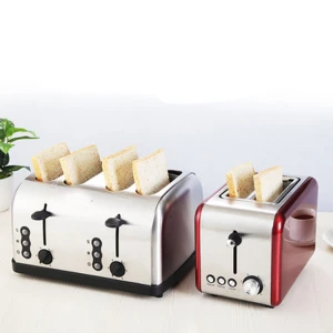 Multifunctional commerical/home /restaurant mini portable bread bun toaster 2/4 slice for sale