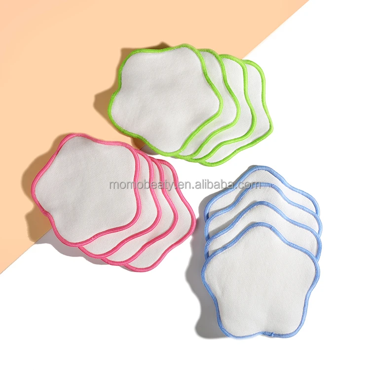 Multifunctional cotton facial pad, reusable microfiber makeup remover