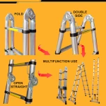 Multipurpose Aluminum Folding Telescopic Ladder 2x5step 2x6 step 2x7step 2x8step 2x9step