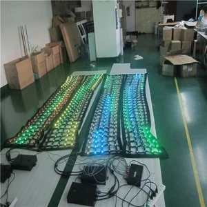 music activated led disco lights/curtain design/led project disco light
