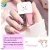 Import NEW 2021 Private label cute double colors nail polish Water Based Air Dry  matte halal gel nail polish set  For Nail Manicure from China