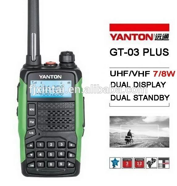 new arrival!!! radio aviation walkie talkie 8w transceiver GT-03plus
