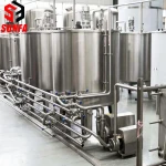 New Arrival Small Footprint Carbonated Soft Soda Drink Water Alcoholic Beverage Mixing Rinsing Filling Machine Plant