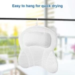 New Arrival Thick Soft Bath Pillow Bathtub Pillow Headrest for Maximum Relaxation Tub Neck and Back Support SPA Pillow