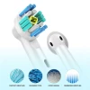 New Compatible B Oral Toothbrush Heads 3D Pro White with EU and US Patent