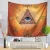 Import New design colorful printed custom hanging wall tapestry from China