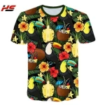 New Design Custom Logo 100% cotton Printing t shirts men Printed t shirt for men
