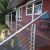 Import New design stainless steel balustrade design outdoor balcony wire cable railing from China