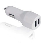 New Designed Mobile Accessory 12V 2.1 Amp 2 USB Car Charger And Adapter For Travel